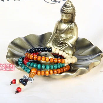 Ailatu Maloobchod Tibetskej Ruženec Šperky Náramok 6x108mm Vysokú Kvalitu Modlitby Malej Perličky pre Mužov a Ženy Darček