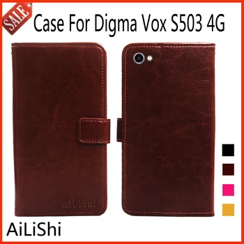 AiLiShi Flip Kožené puzdro Pre Digma Vox S503 4G Prípade Módne Ochranný Kryt Telefónu Vrecka Peňaženku S Card !