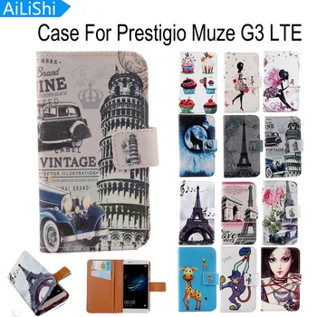 AiLiShi Pre Prestigio Muze G3 LTE Prípade, Kreslené, Maľované Luxusné Kožené puzdro Flip Top Kvality Factory Priamej + Sledovania Na Sklade