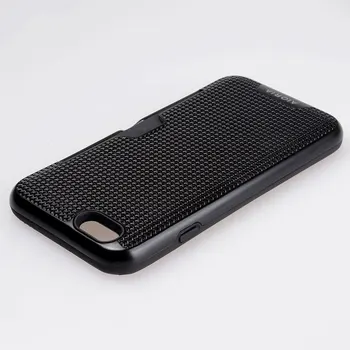 AIORIA Shockproof puzdro pre iPhone 6 6S credit card design Textilné Štýl PC s Flexibilným Hrubé TPU Materiálu zahŕňa