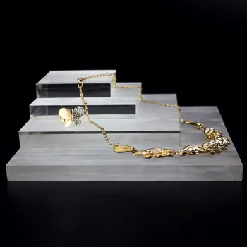 Akryl Plexiskla Bloky Maloobchod Šperky Zobraziť Stáť Rôzne Stúpačky pre Prsteň Náramok, Náhrdelník Náušnice Šperky Multilist Držiteľ