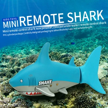 Aktualizované Shenqiwei 3310 Mini RC Ryby 3CH 4 Spôsob RC Shark Ryby Loď 27/40Mhz Mini Rádiové Diaľkové Ovládanie Elektronické Hračky Deti Deti