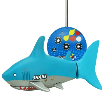 Aktualizované Shenqiwei 3310 Mini RC Ryby 3CH 4 Spôsob RC Shark Ryby Loď 27/40Mhz Mini Rádiové Diaľkové Ovládanie Elektronické Hračky Deti Deti