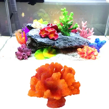 Akvarijné Ryby Nádrž Umelé Živice Coral Rastliny, Dekorácie Podvodné Ornament -Y102