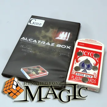 Alcatraz Box s trik tým, Mickael Chatelain / close-up ulici profesionálne karty, magické triky produkty / doprava zadarmo