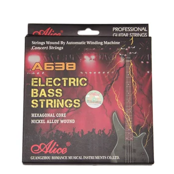 Alice elektrické basy string A638M ocele basové struny nickelsteel string light electric bass strings 045-105 palec