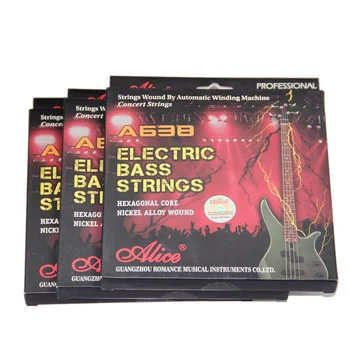 Alice elektrické basy string A638M ocele basové struny nickelsteel string light electric bass strings 045-105 palec