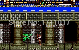 Alisia Dragoon 16 bit MD Hra Karty Pre Sega Mega Drive Pre Genesis