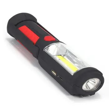 AloneFire C023 ortable Mini COB LED Nabíjateľná Baterka Pracovné Svetlo Lampy s Magnetom Háčik na Zavesenie Vonku Camping svetlo