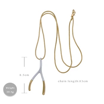 Amorita boutique Jednoduché vetvenia zlatého hada reťazca náhrdelník