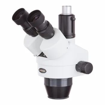AmScope SM745TP 7X-45X Trinocular Zoom, Stereo Mikroskopom Súčasne-Hlavná Hlavu