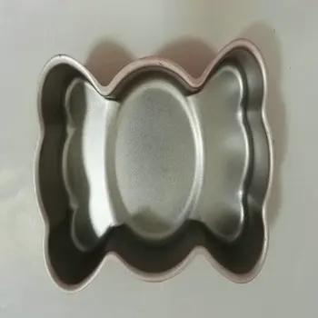 AMW DIY Bowknot Tvar Non-stick Kovové Tortu Pan Formy na Pečenie Kitching Nástroje