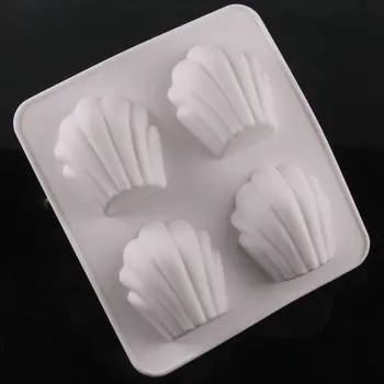 AMW Shell Tvar 3D Silikónové Formy na Mydlo Forme Silikónové Formy na Tortu Zdobenie Pečiva Nástroje