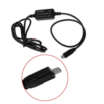 ANENG Auto Nabíjačka, Micro USB, Výstup 5V 12V 3A Napájanie Converter Pre PDA DVR Videokamera