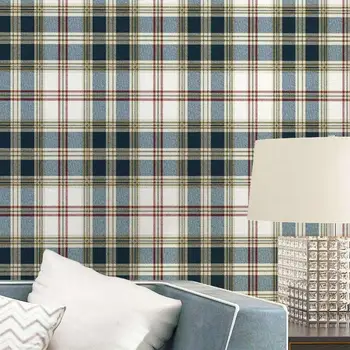 Anglicko raster tapety British American pastoračnej Škótskej koberčeky netkaných tapiet obývacia izba moderné spálne tapety