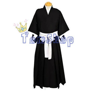 Anime BLEACH Rukia Kuchiki Cosplay Shinigami Smrti Kimono Soul Reaper Celý Set Halloween Kostým (Topy+Nohavice+Krídlo) Doprava Zadarmo