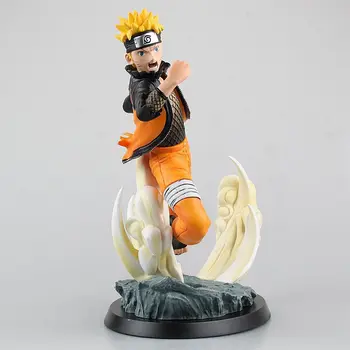 Anime Naruto Uchiha Sasuke Boj s Uzumaki Naruto PVC Akcie Obrázok Zber Modelu Deti Hračky, Bábiky 26 CM