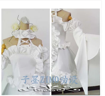 Anime Rozen Maiden Cosplay Rozen Maiden Cosplay Kirakishou Žien Partycosplay Kostým biele šaty pre Halloween ping