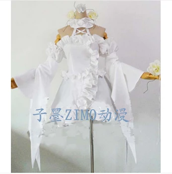 Anime Rozen Maiden Cosplay Rozen Maiden Cosplay Kirakishou Žien Partycosplay Kostým biele šaty pre Halloween ping