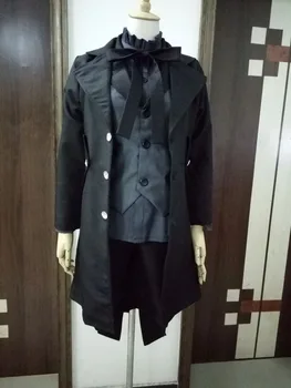 Anime Čiernom Butler Ciel Phantomhive Cosplay Kostým Kuroshitsuji Celý Oblek Kabát+tričko+vesta+bowknot+nohavice