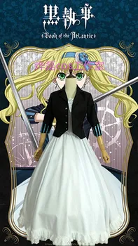 Anime Čiernom Butler Knihy Atlantiku Kuroshitsuji Ciel Phantomhive Elizabeth Cosplay Kostým