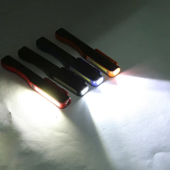 ANJOET Prenosné Svetlá Pen Mini lampa COB LED Baterku, USB Nabíjanie Pracovné Svetlo Magnetické Horák + USB adaptér + nabíjací kábel