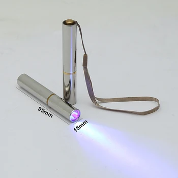 ANJOET UV Led Baterka 395nm Ultravioletray Linternas Fialová Lampa mini prenosný Flash Horáka, Kontrola a identifikačné