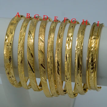 Anniyo 9 štýl / JEDEN KUS $3.48 / Veľkoobchod Dubaj Náramok Zlatej Farby Etiópskej Náramok Šperky Afrike Náramky Arabských Dary