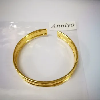 Anniyo 9 štýl / JEDEN KUS $3.48 / Veľkoobchod Dubaj Náramok Zlatej Farby Etiópskej Náramok Šperky Afrike Náramky Arabských Dary