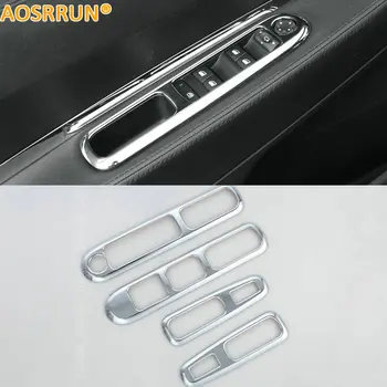 AOSRRUN ABS Chrome Výbava interiér, lakťová opierka, dekorácie Pre Peugeot 3008 2012 2013 LHD
