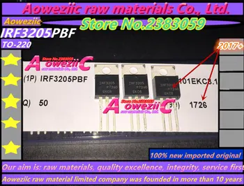 Aoweziic 2017+ 10PCS nové dovezené pôvodné IRF3205 IRF3205PBF DO 220 Invertory ako 55V 110A 200W