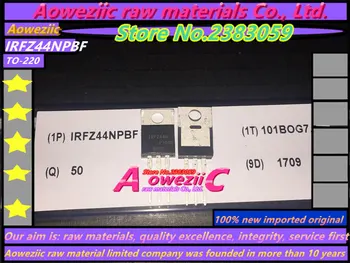 Aoweziic (50PCS) nové dovezené pôvodné IRFZ44NPBF IRFZ44N DO 220 Poľom riadené tranzistory MOSFET MOSFT 55V 41A