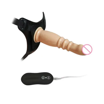 APHRODISIA 7.8 palcový Lesbické Strapon Dildo Vibrátor Sex Produkty,10 Model Vibrácie Popruh na Dildo Realistického Sexuálne Hračky pre Ženy