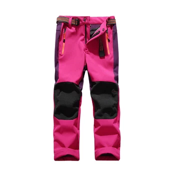 ARCTIC SVETLO Lyžiarske nohavice turistika kempovanie chlapec dievča dieťa nepremokavé priedušná soft shell hrubé nohavice najnovšie vysokej kvality