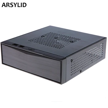 ARSYLID SKC-M05 HTPC mini-ITX tenký počítač prípade USB2.0 podporu USB3.0 horizontálne mini prípade 20.5*19*6typ 60W 84W 120W 150W
