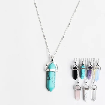 Artilady multi color quartz náhrdelníky Prívesok Náhrdelník reťazca crystal náhrdelník ženy šperky príslušenstvo dropshipping