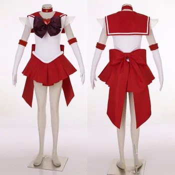 Athemis Anime Sailor Moon Hino Rei/Sailor Mars Super S Cosplay Kostým Zákazku Akejkoľvek Veľkosti Šaty Minisukňu