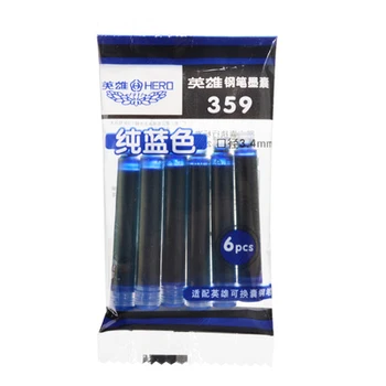 Atramentové kazety 359 plniace pero priame kvapaliny náplň nahradenie 3.4 mm 5 mm priemer čierna modrá non uhlíka pre HRDINA pimio