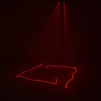 AUCD 4 Objektív Červená Zelená Modrá Žltá 9 CH Laserový Lúč Svetla DMX Profesionálne DJ Party Show Klub Dovolenku Bar Stage Osvetlenie 505