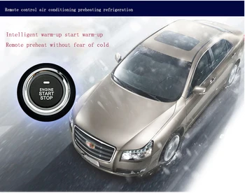 Auto Auto Alarm Systém Keyless Entry Auta, Motor, Diaľkové ovládanie Starline Univerzálne Diaľkové Centrálne Zamykanie PKE Štart Stop Tlačidlo