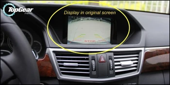 Auto Fotoaparát Pripojte Pôvodné Obrazovka / Monitor Pre Mercedes Benz E Trieda MB W212 Kvalitné Spätné Späť Do Kamery
