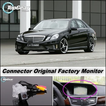 Auto Fotoaparát Pripojte Pôvodné Obrazovka / Monitor Pre Mercedes Benz E Trieda MB W212 Kvalitné Spätné Späť Do Kamery
