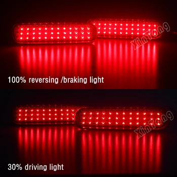 Auto LED Zadný Nárazník Reflektorom Svetla Pre Toyotu Land Cruiser 100/Cygnus LX470 LED Parkovacie Upozornenie Stop Brzdy Lampa Chvost Svietidla