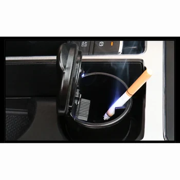 Auto popolník, Modré LED svetlo pre TOYOTA pre Honda držiak priemer 7 cm spomaľovač horenia prenosné creative s krytom popolníka