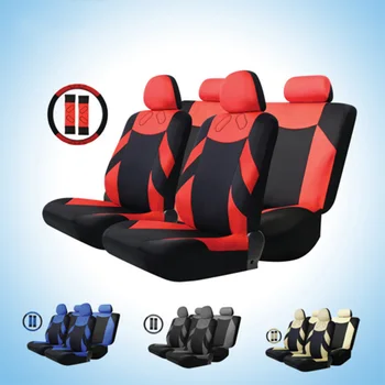Auto poťah sedadiel, poťahy na Fiat bravo Ottimo albea freemont 4 farby Kompletný Set pre Štyri Sezóny Univerzálne 5 Sedadlo Auta