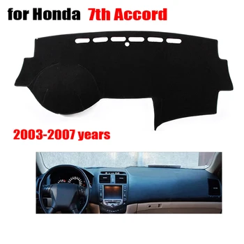 Auto prístrojová doska, poťahy Na Honda 7. ACCORD 2003 až 2007 ľavej strane disku dash mat zahŕňa Auto tabuli chránič príslušenstvo