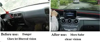 Auto prístrojová doska, poťahy Na Honda 7. ACCORD 2003 až 2007 ľavej strane disku dash mat zahŕňa Auto tabuli chránič príslušenstvo