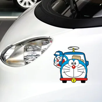 Auto Samolepky Hello Kitty Doraemon Cartoon Krásne Roztomilé Farebné Tvorivé Obtlačky Pre Chvost Nepremokavé Auto Tuning Styling D15