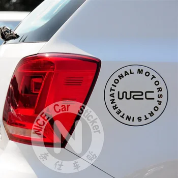 Auto Samolepky WRC Medzinárodného motoristického športu Obtlačky Pre Furl Nádrž Spp Nepremokavé Auto Tuning Styling 13*13 cm D10