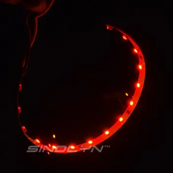 Auto Styling 360-stupňový LED Devil Eyes Demon Oko 3,0 palca Auto Svetlometu Projektor Objektív Retrofit Červená Modrá Zelená Žltá Fialová